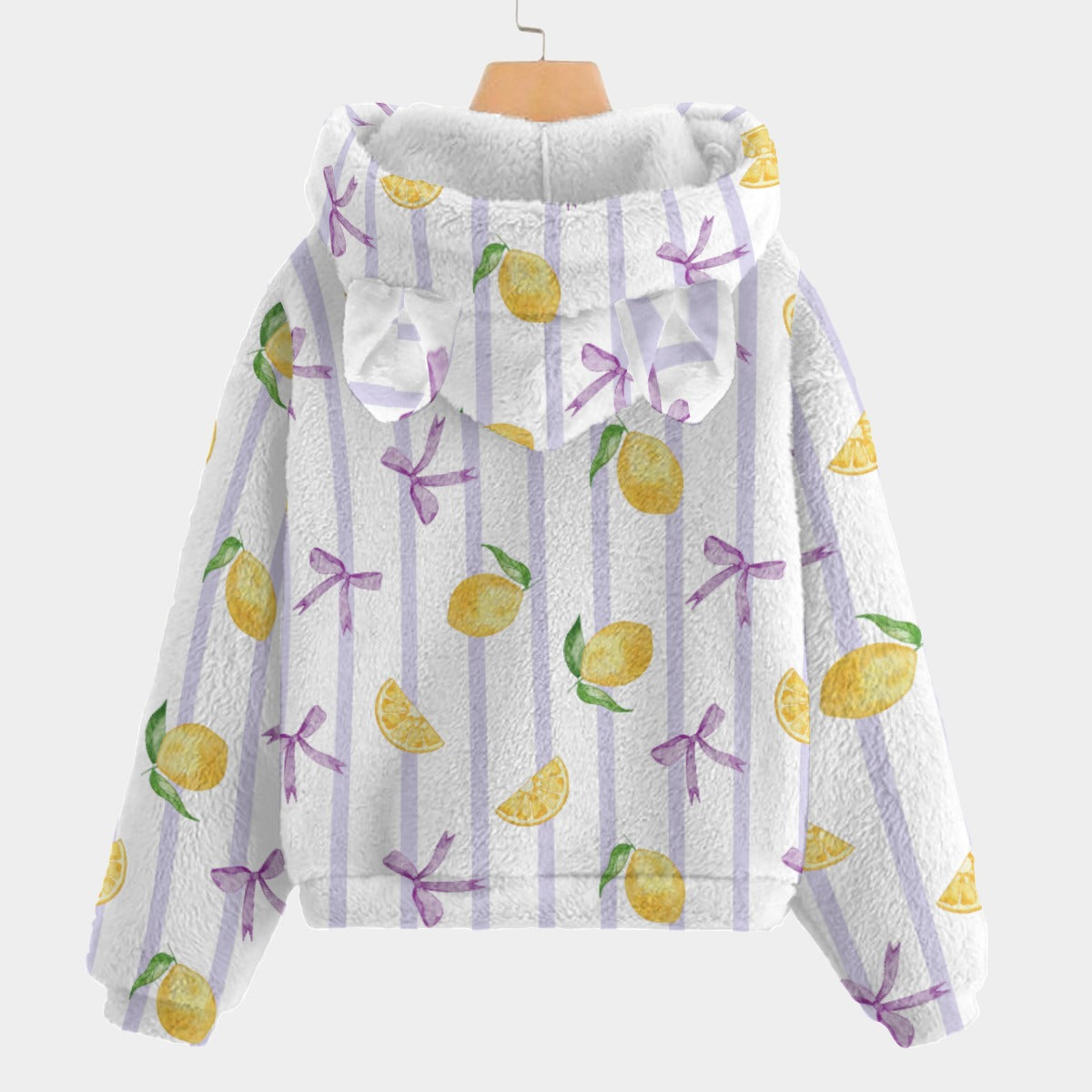 All-Over Print Kid’s Borg Fleece Sweatshirt With Ear