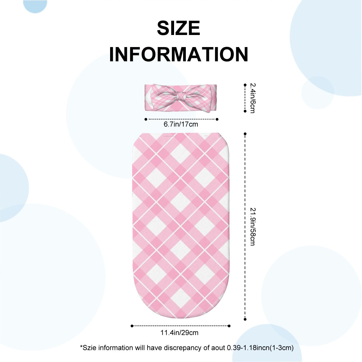 Baby Swaddle Sack with Baby Headbands