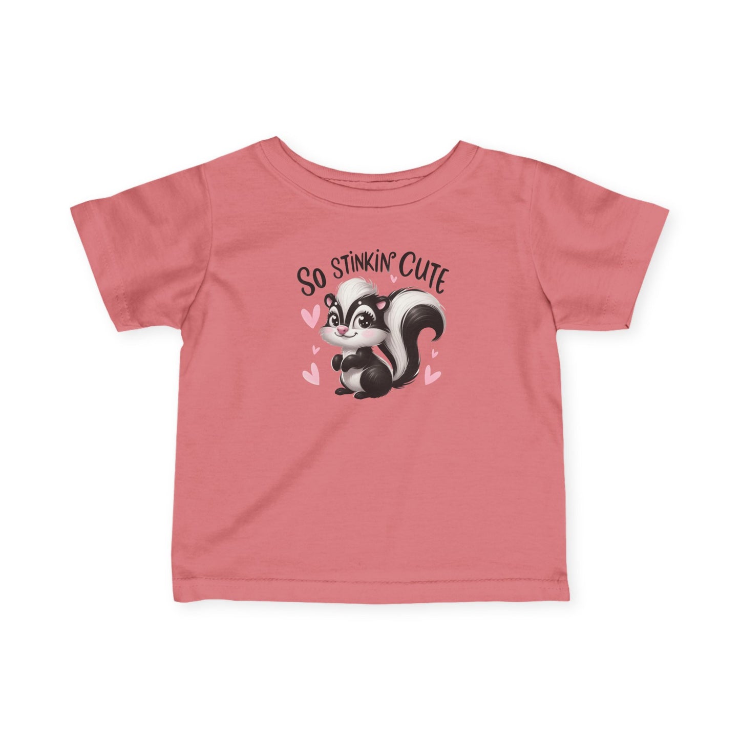 Infant Tee — "So Stinkin' Cute" Skunk Baby Shirt