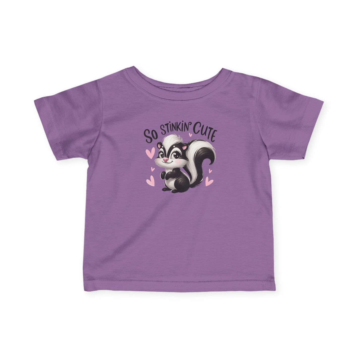 Infant Tee — "So Stinkin' Cute" Skunk Baby Shirt
