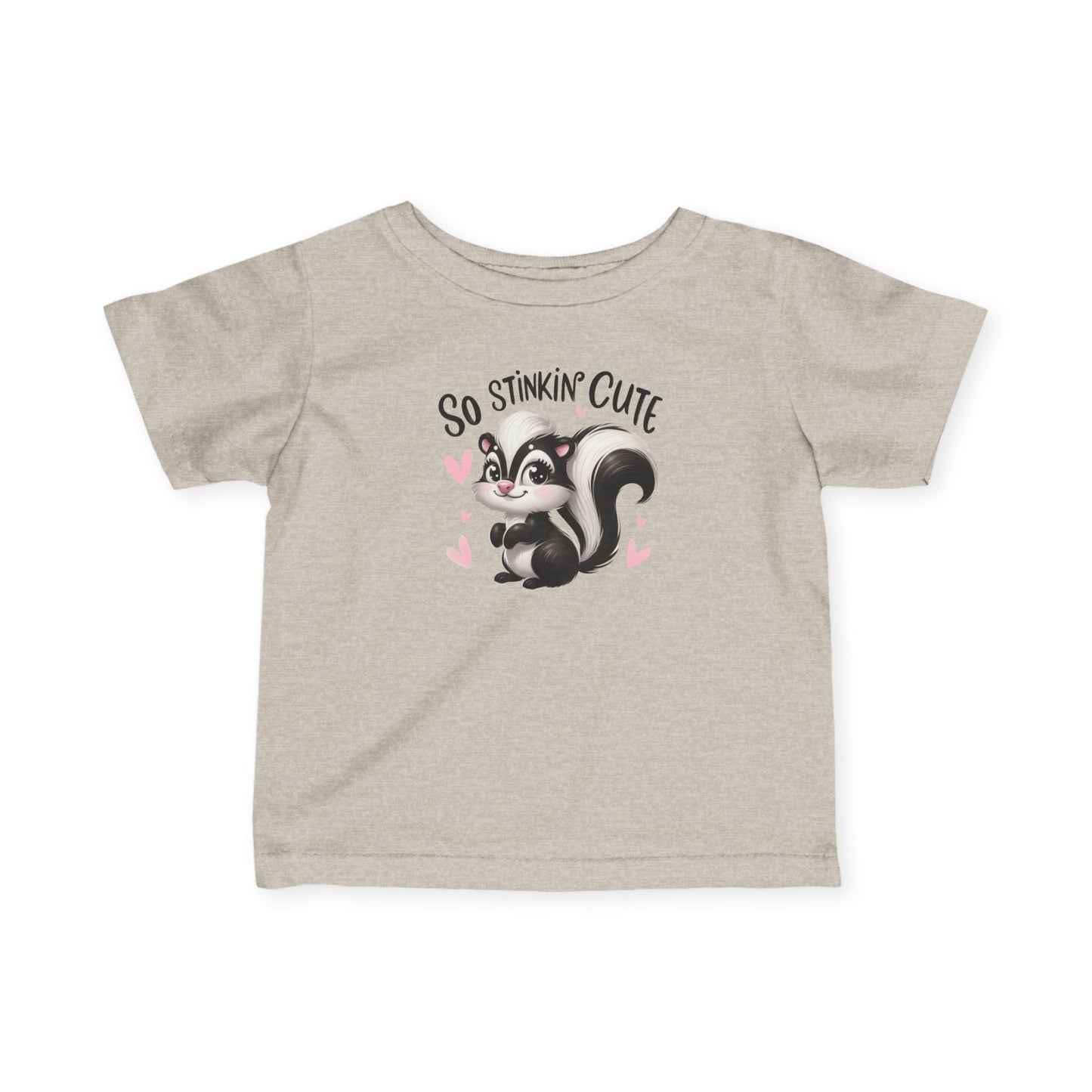 Infant Tee — "So Stinkin' Cute" Skunk Baby Shirt