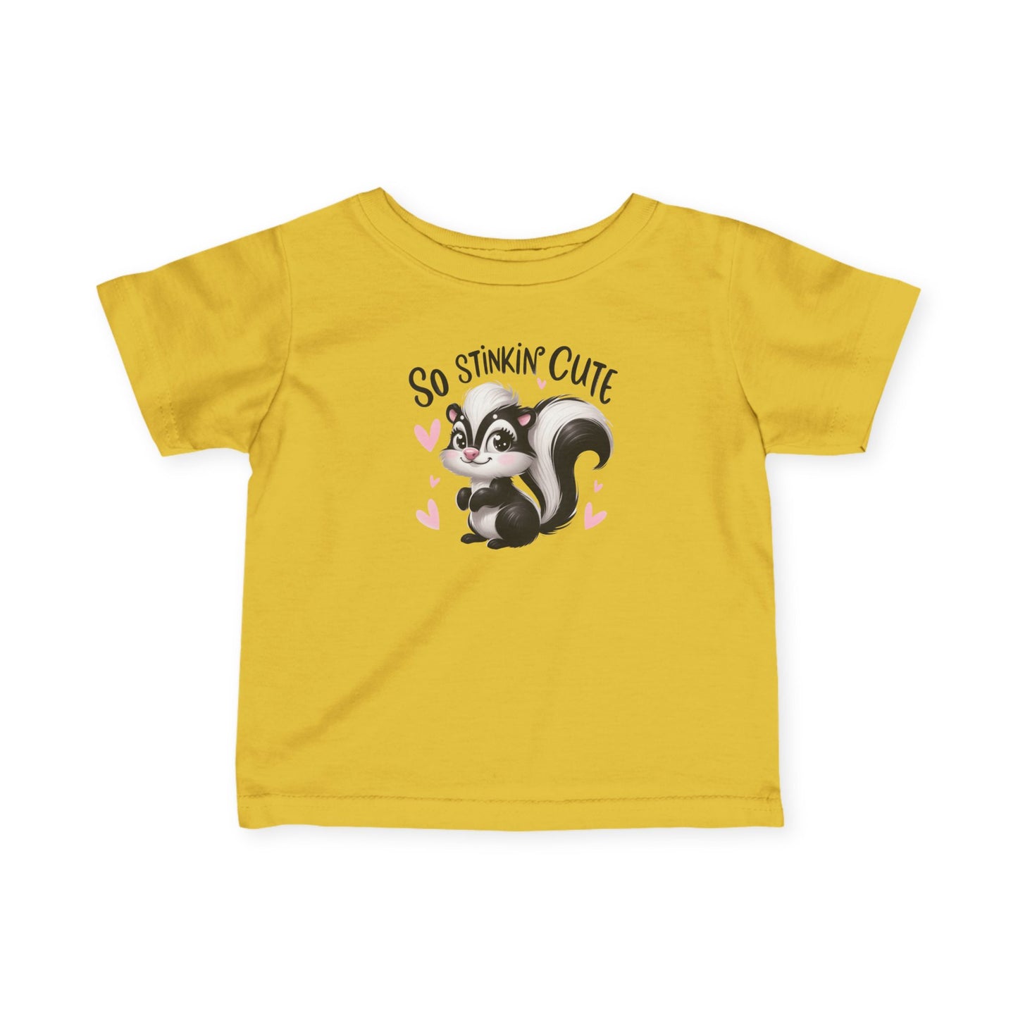 Infant Tee — "So Stinkin' Cute" Skunk Baby Shirt