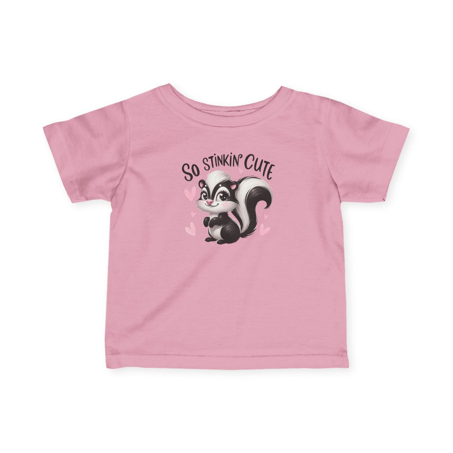 Infant Tee — "So Stinkin' Cute" Skunk Baby Shirt