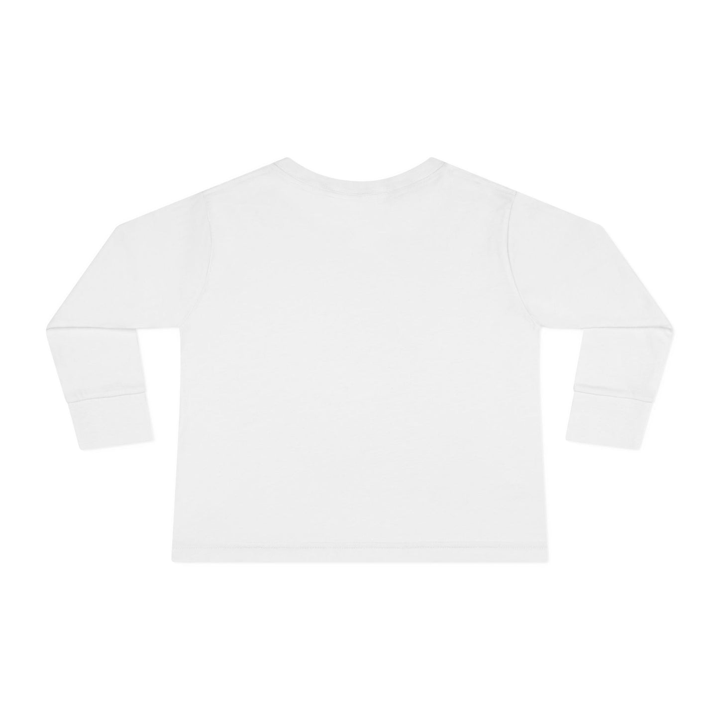 Toddler Long Sleeve Tee — "I’m Turtley Cute" Colorful Baby Turtle Top