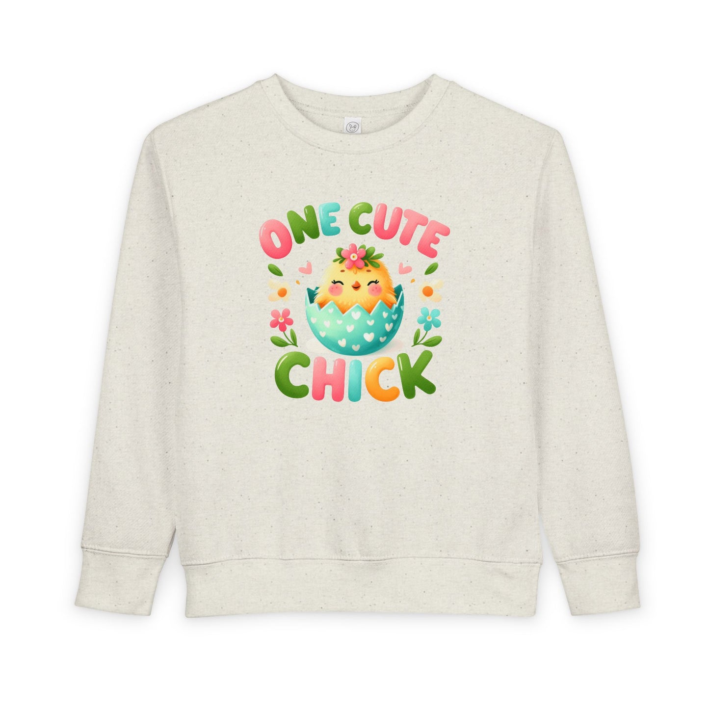 Toddler Sweatshirt - "One Cute Chick" Easter Chick Pullover for Babies & Toddlers