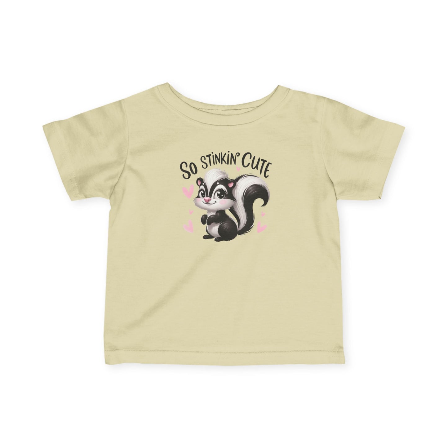 Infant Tee — "So Stinkin' Cute" Skunk Baby Shirt