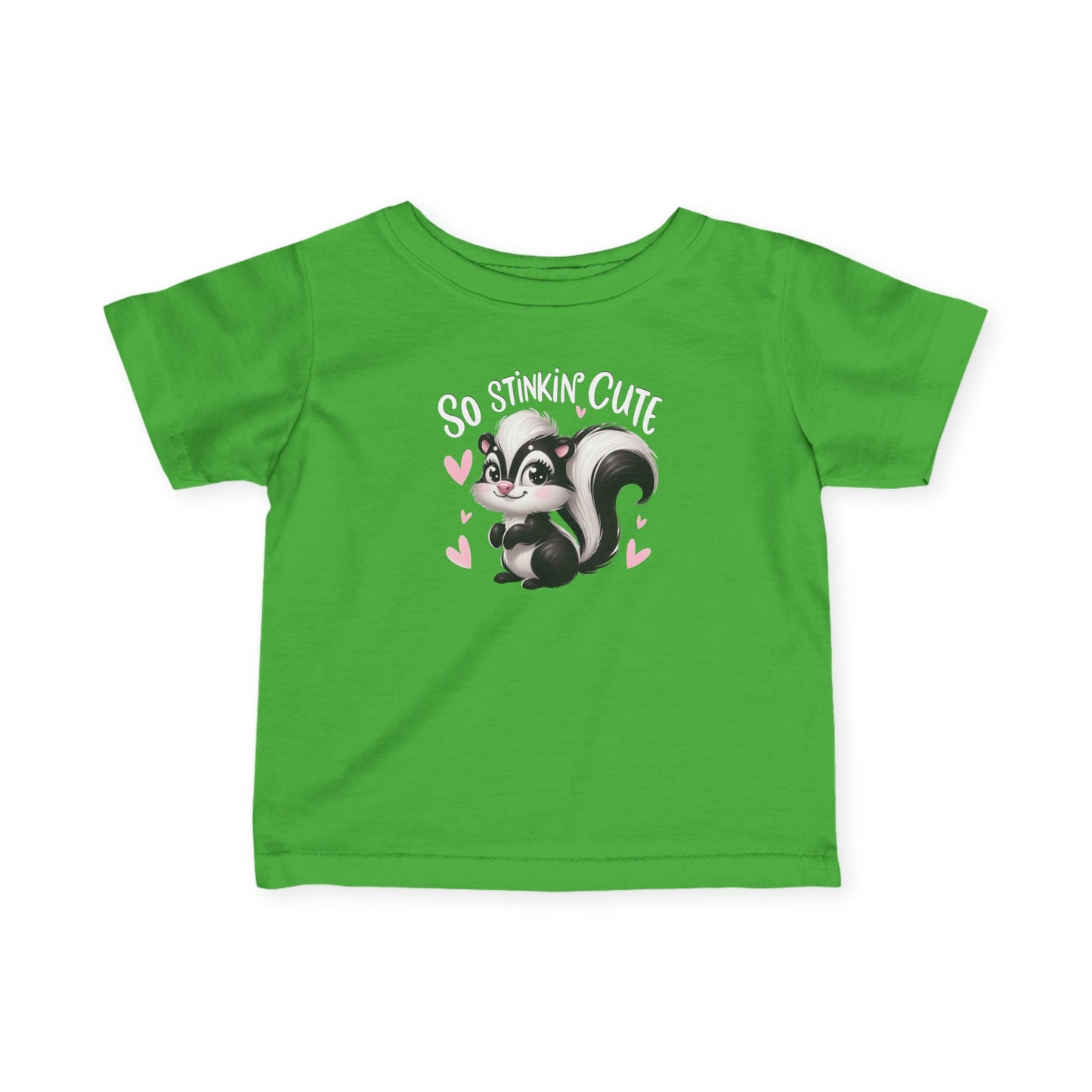Infant Tee — "So Stinkin' Cute" Skunk Baby Shirt