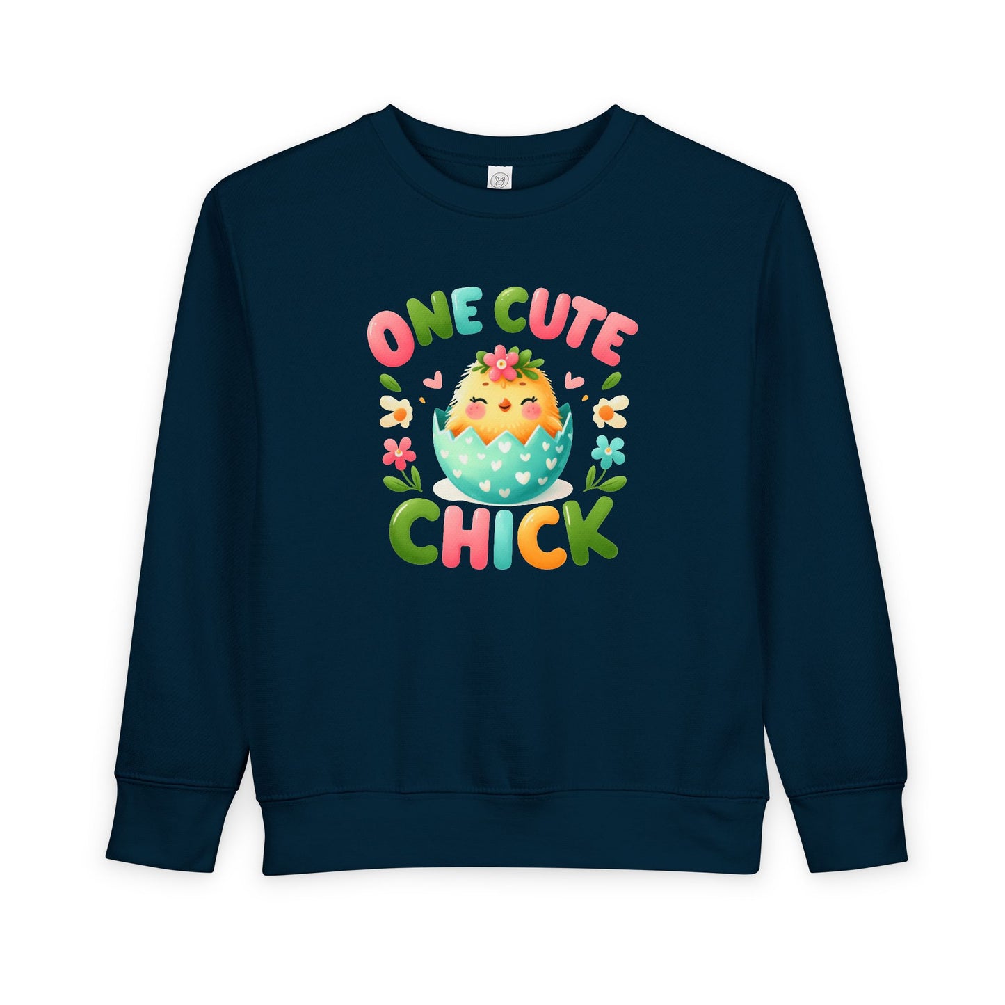 Toddler Sweatshirt - "One Cute Chick" Easter Chick Pullover for Babies & Toddlers