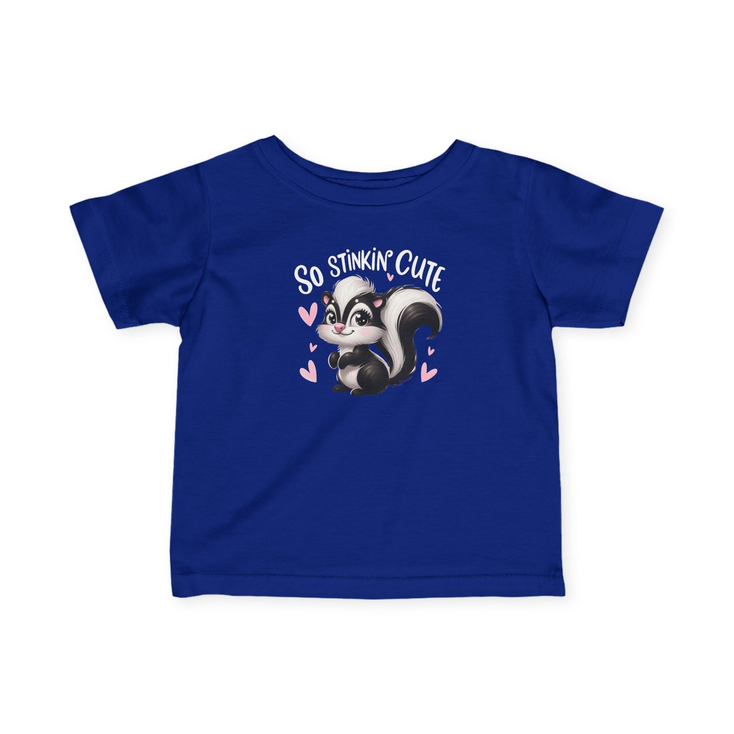 Infant Tee — "So Stinkin' Cute" Skunk Baby Shirt