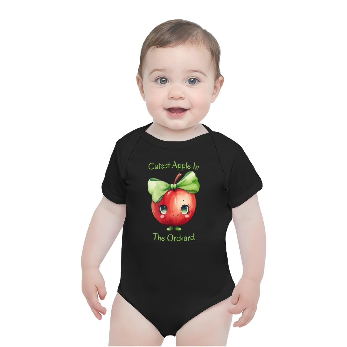 Cutest Apple In the Orchard - Baby Short-Sleeve Onesie