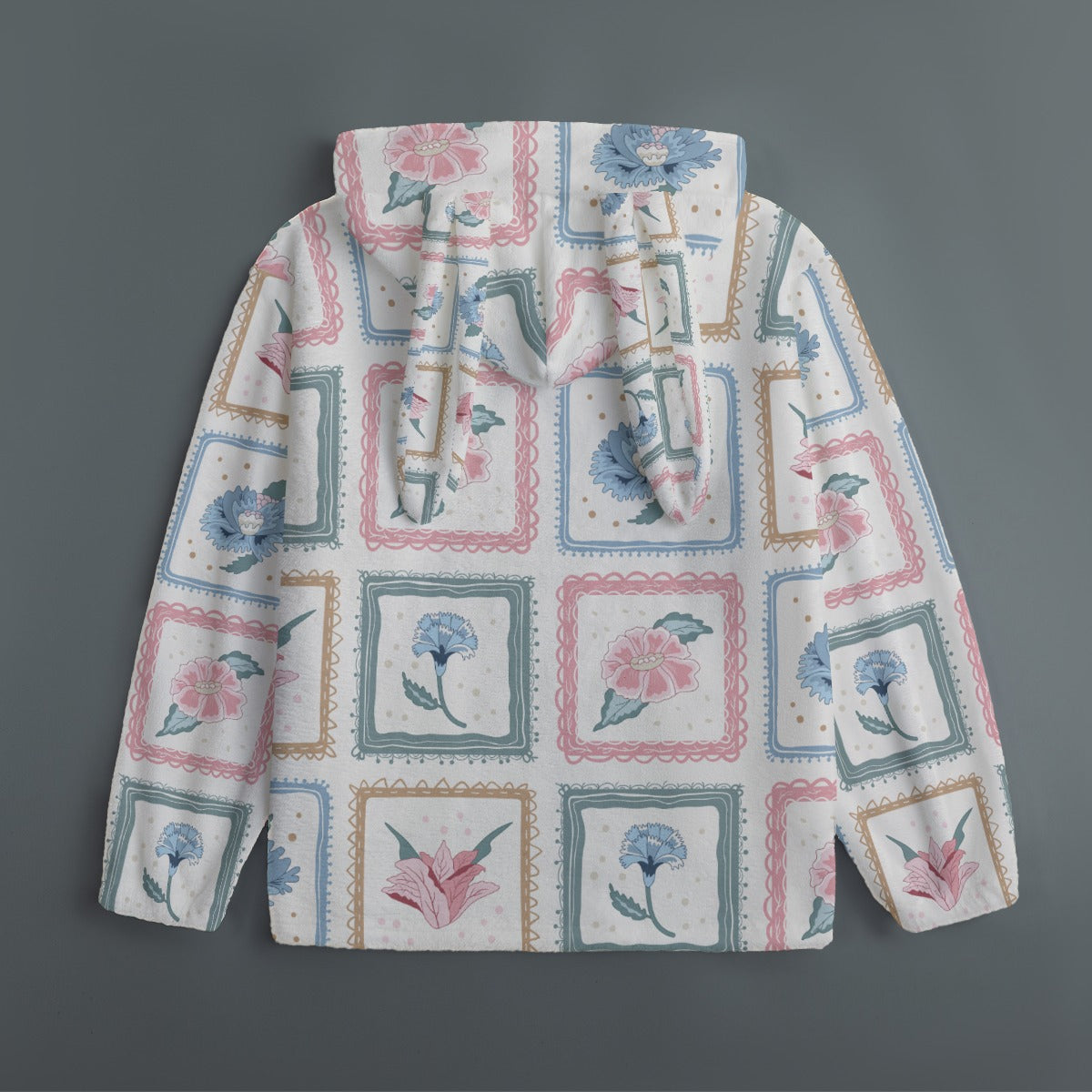 All-Over Print Women's Plush Household Pajamas Top