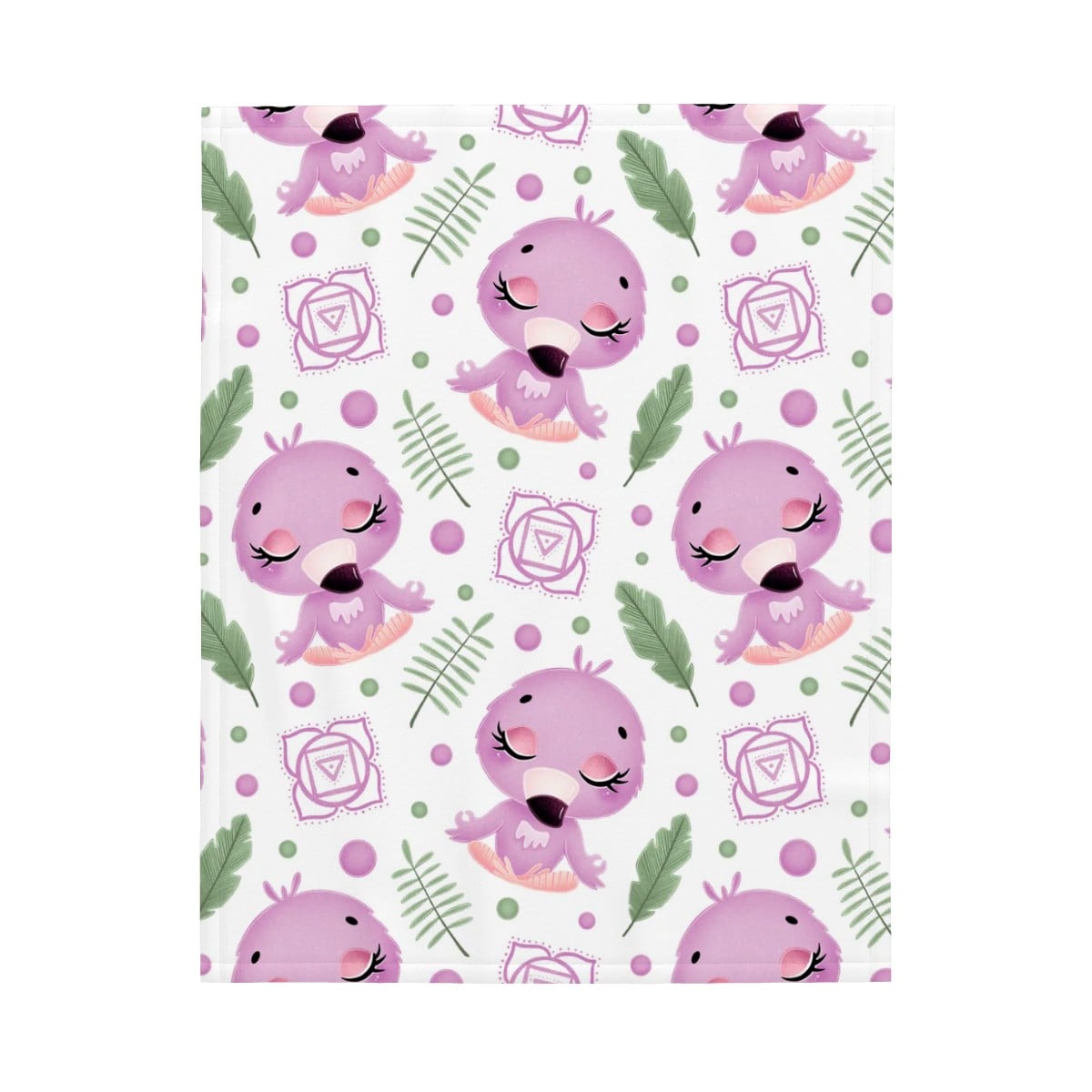 Flamingo Nursery Blanket – Soft Baby Blanket 40x50