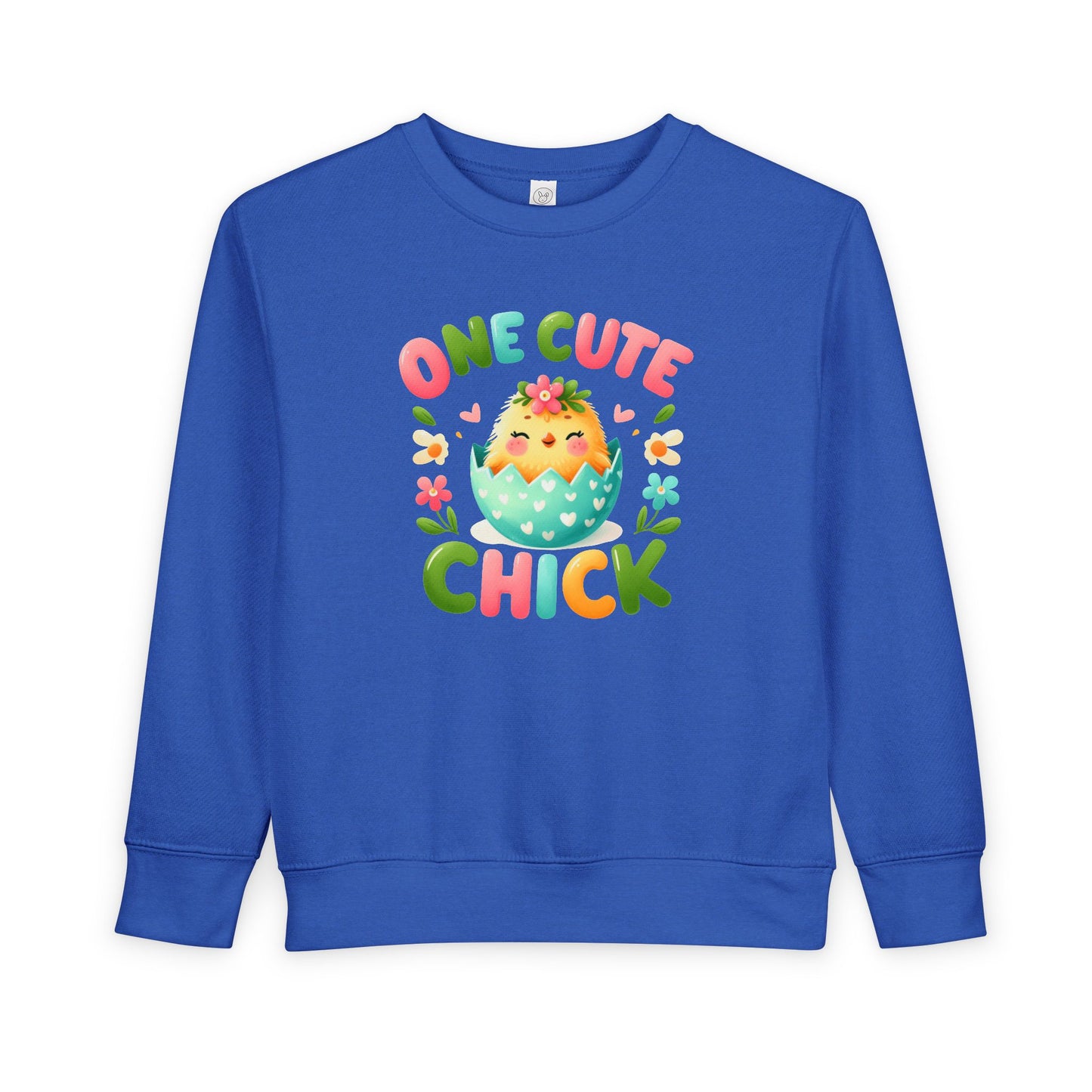 Toddler Sweatshirt - "One Cute Chick" Easter Chick Pullover for Babies & Toddlers