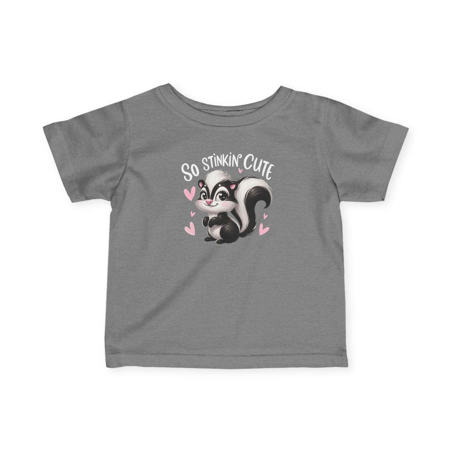 Infant Tee — "So Stinkin' Cute" Skunk Baby Shirt