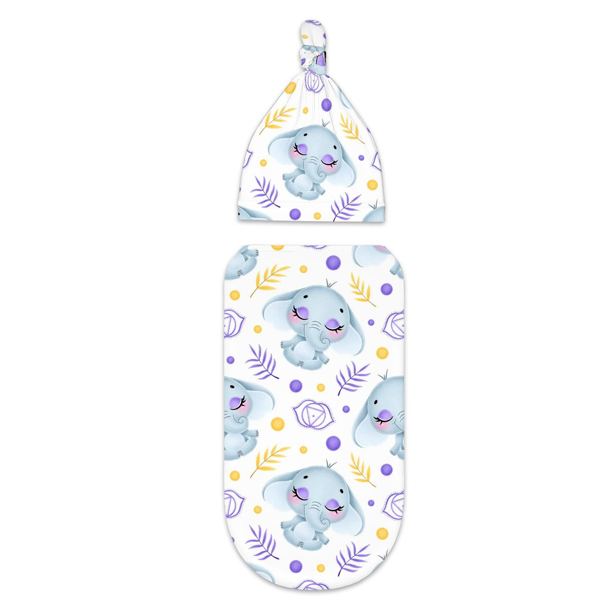 Baby Swaddle Blanket Elephant