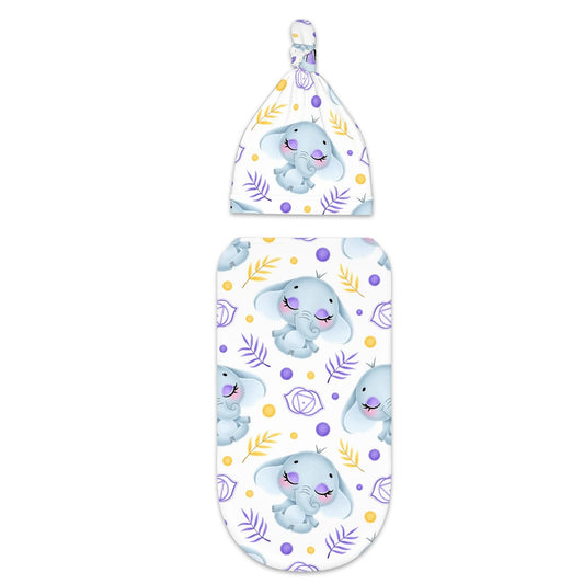 Baby Swaddle Blanket Elephant