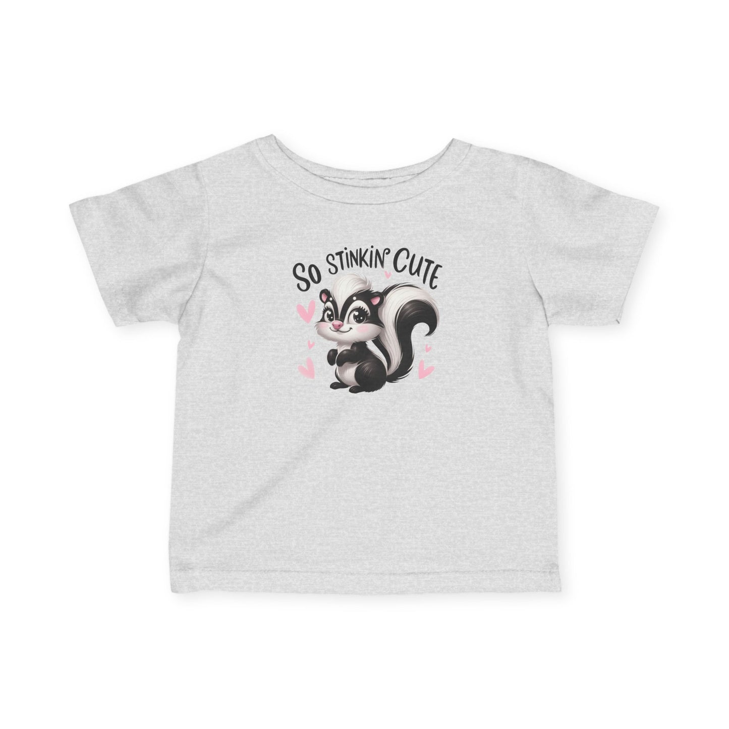 Infant Tee — "So Stinkin' Cute" Skunk Baby Shirt