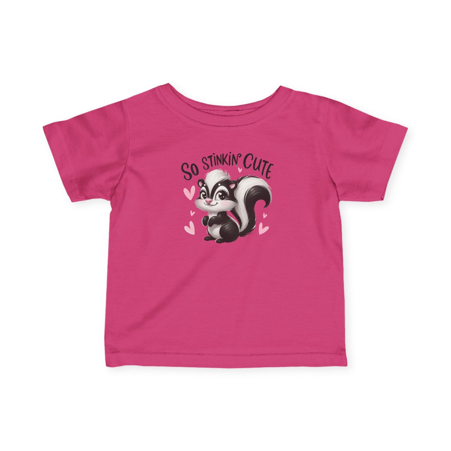 Infant Tee — "So Stinkin' Cute" Skunk Baby Shirt