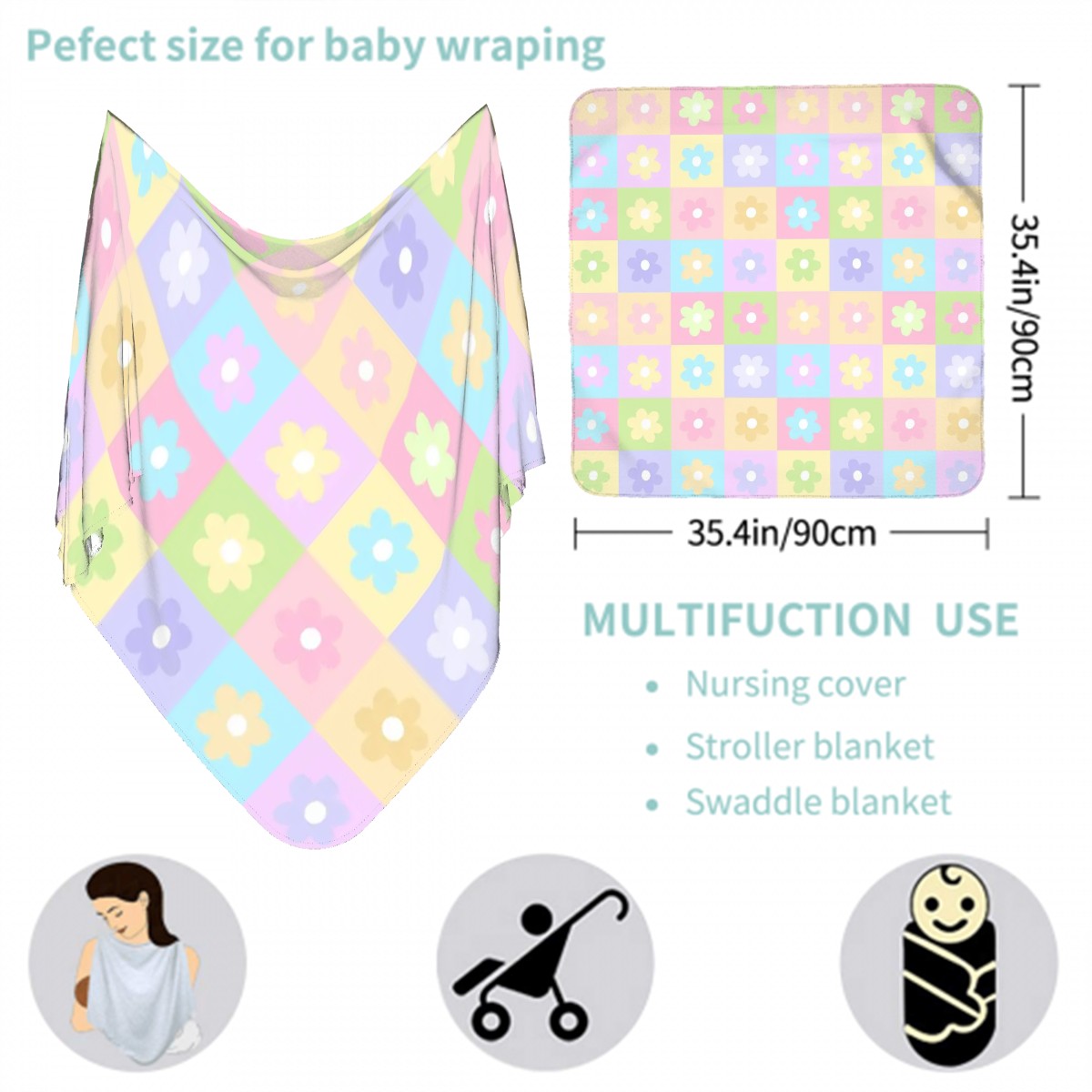 Newborn Swaddle Blanket