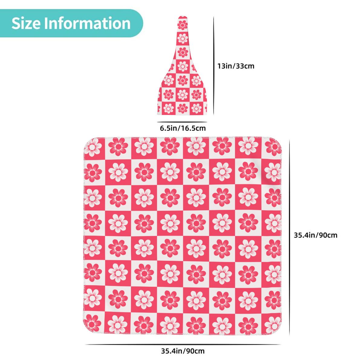 Berry Cute Baby Swaddle Blanket & Beanie Set
